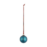 Oko Small Giant Glass Bauble - Matt Teal