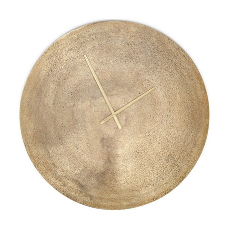 Okota Large Wall Clock - Antique Brass