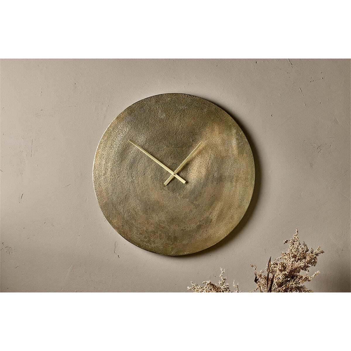 Okota Large Wall Clock - Antique Brass