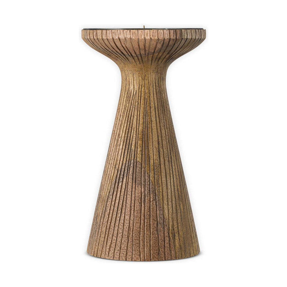 Omari Large Mango Wood Candlestick - Natural