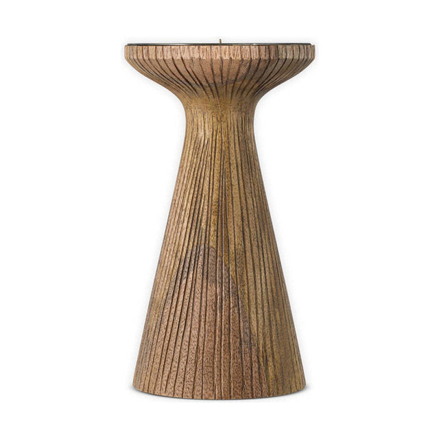 Omari Large Mango Wood Candlestick - Natural