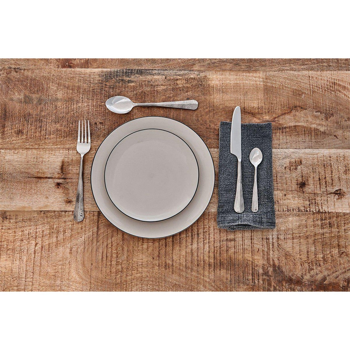 Osko Cutlery Set - Brushed Silver - Set of 16
