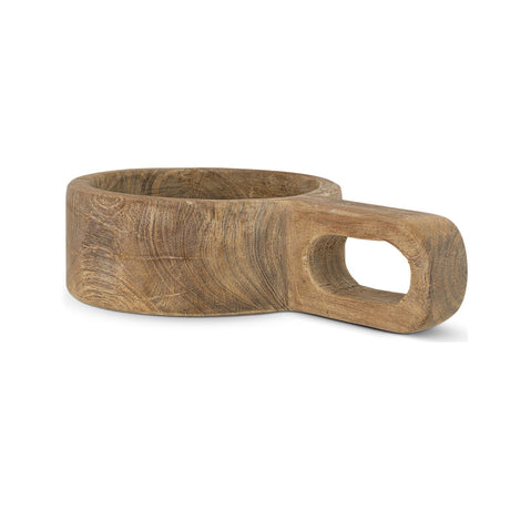 Okara Reclaimed Wood Storage Pot - Natural