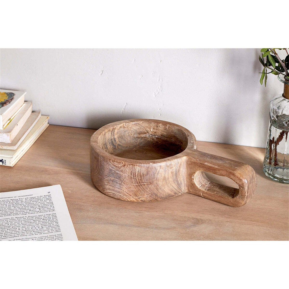 Okara Reclaimed Wood Storage Pot - Natural