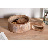 Okara Reclaimed Wood Storage Pot - Natural