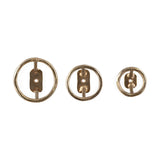 Olani Bathroom Hooks - Antique Brass - Set of 3