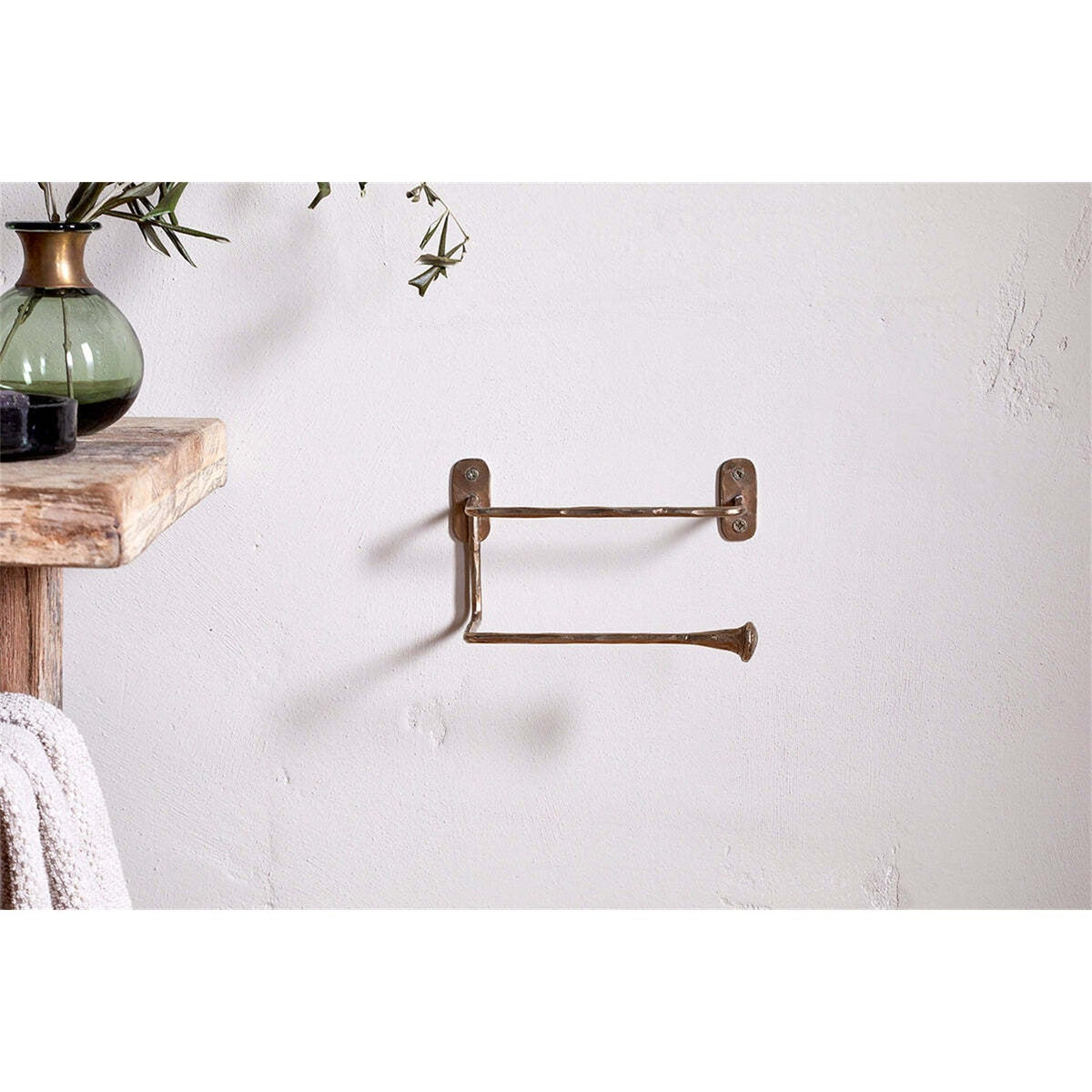 Olani Toilet Roll Holder - Antique Brass