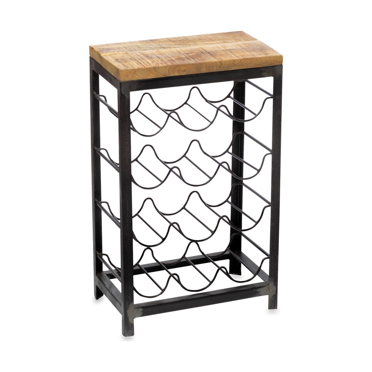 Obra Small Industrial Wine Rack - Natural