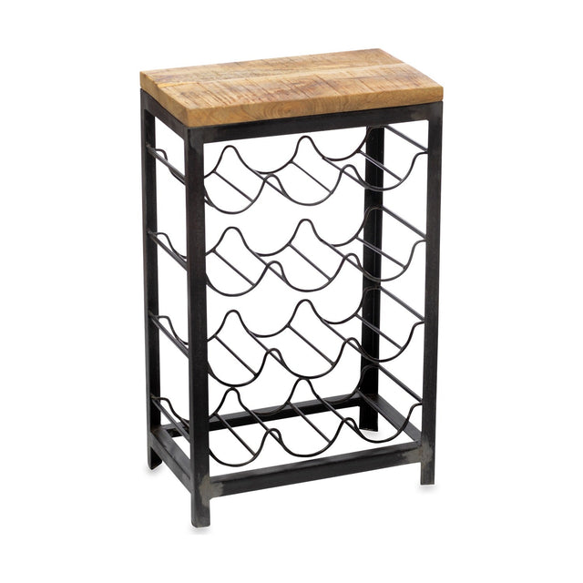 Obra Small Industrial Wine Rack - Natural