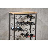 Obra Large Industrial Wine Rack - Natural