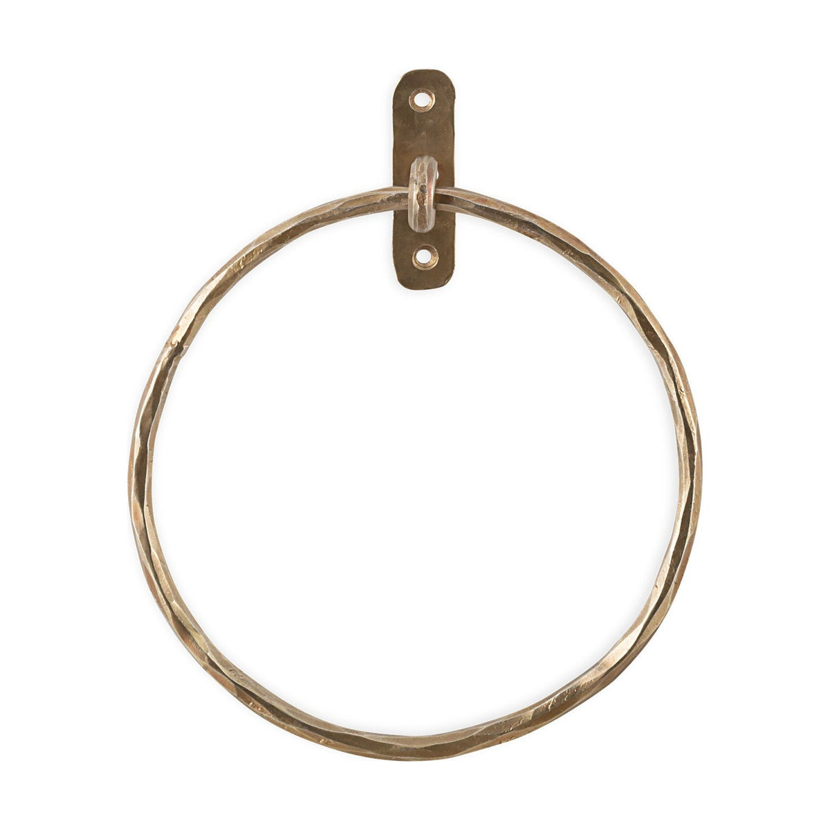 Olani Towel Ring - Antique Brass