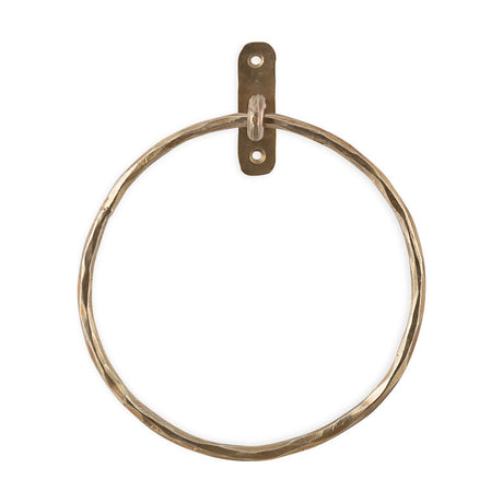 Olani Towel Ring - Antique Brass