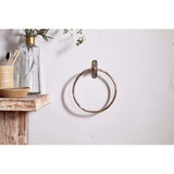 Olani Towel Ring - Antique Brass