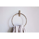 Olani Towel Ring - Antique Brass