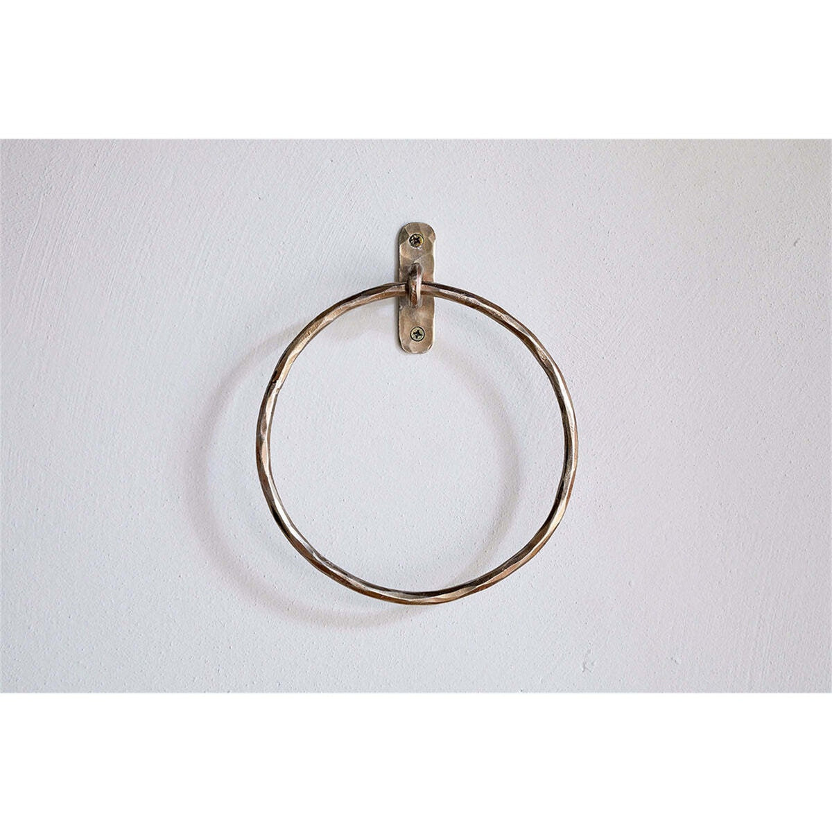 Olani Towel Ring - Antique Brass