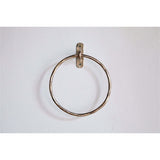 Olani Towel Ring - Antique Brass