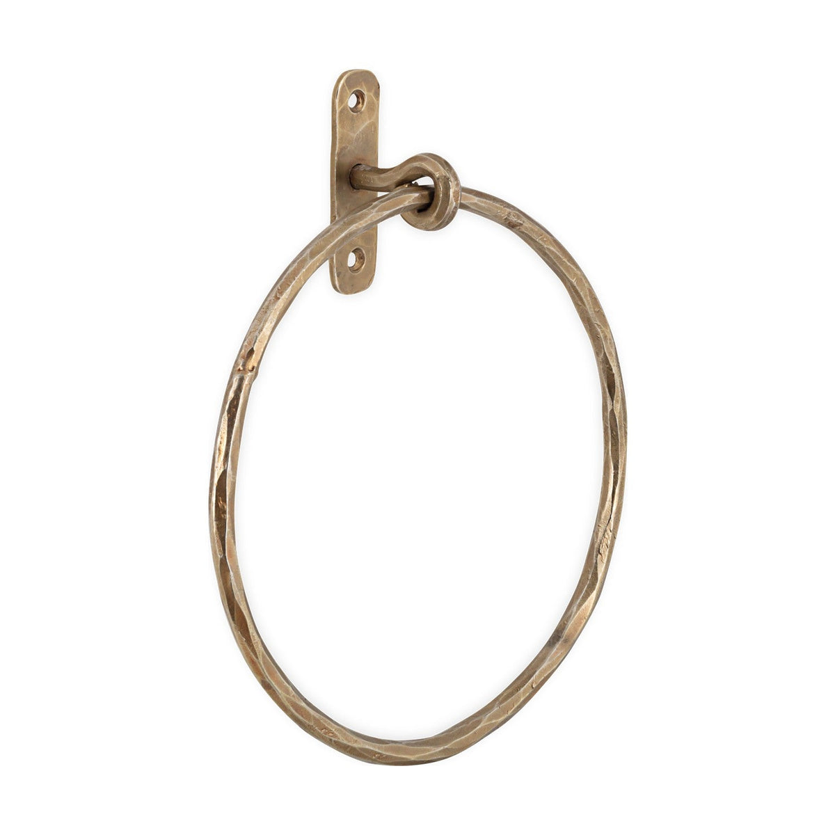 Olani Towel Ring - Antique Brass