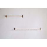 Olani Small Bathroom Hanging Rail - Antique Brass