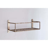 Olani Bathroom Shelf - Antique Brass