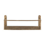 Olani Bathroom Shelf - Antique Brass