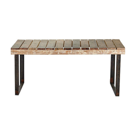 Oso Large Reclaimed Wood Garden Table - Natural