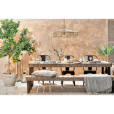 Oso Large Reclaimed Wood Garden Table - Natural
