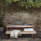 Oso Large Reclaimed Wood Garden Table - Natural