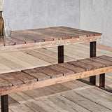 Oso Large Reclaimed Wood Garden Table - Natural