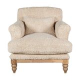 Otas Teddy Cotton Armchair - Off White
