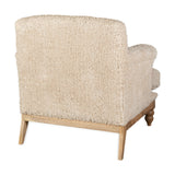 Otas Teddy Cotton Armchair - Off White