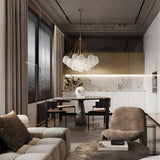 Orb 37 Light Cluster Suspension - Silver