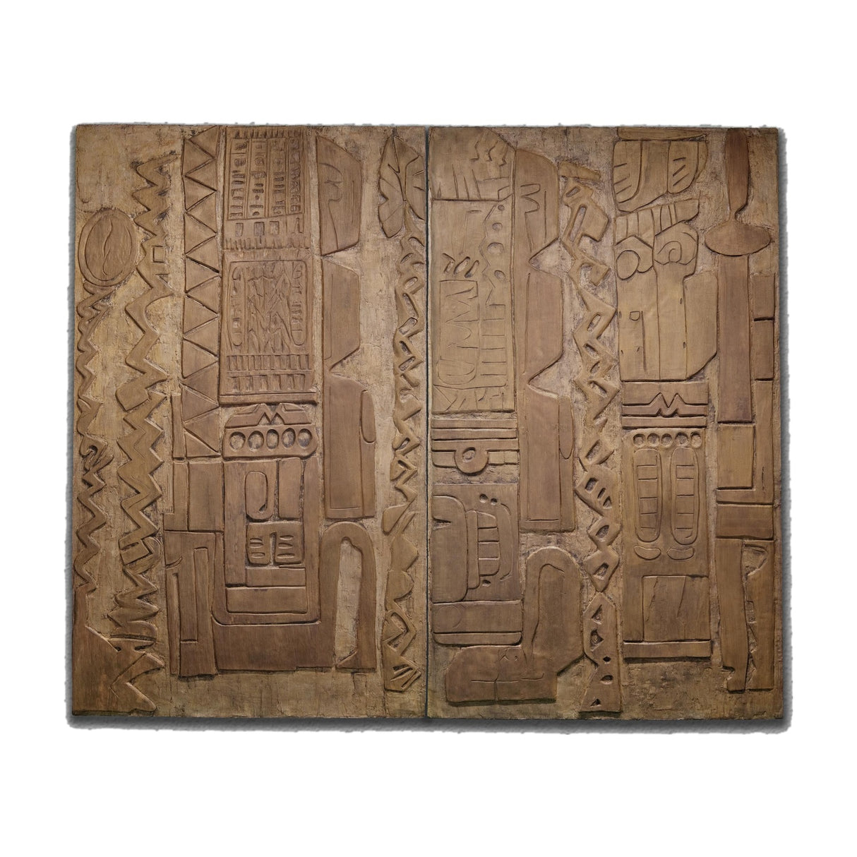 Voices in Pattern Large Wall Art - 2 Piece 3D Textured Set - image 1