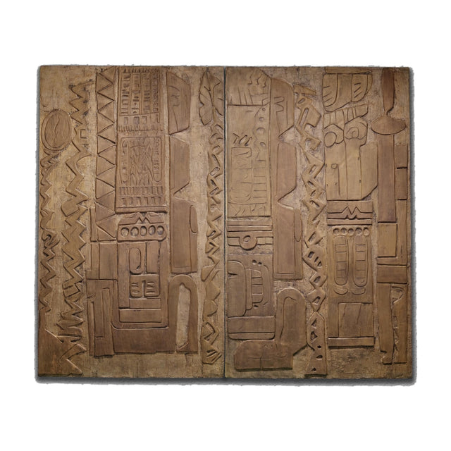 Voices in Pattern Large Wall Art - 2 Piece 3D Textured Set - image 1