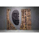 Spirit of Africa Large Wall Art - 5 Piece 3D Textured Set - image 1