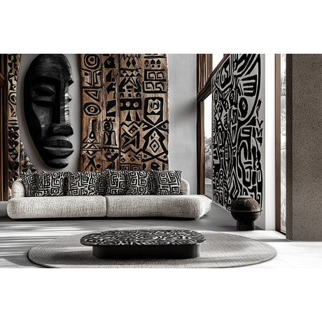 Spirit of Africa Large Wall Art - 5 Piece 3D Textured Set - image 7