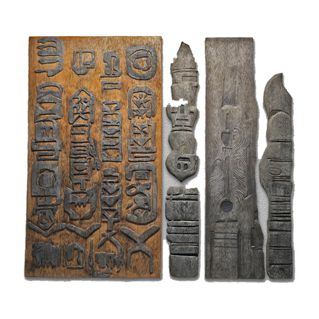 Pillars of Ancestry Large Wall Art - 5 Piece 3D Textured Set - image 1
