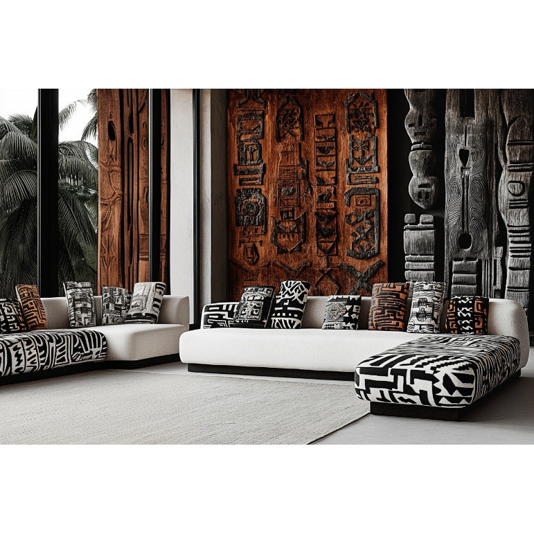 Pillars of Ancestry Large Wall Art - 5 Piece 3D Textured Set - image 2