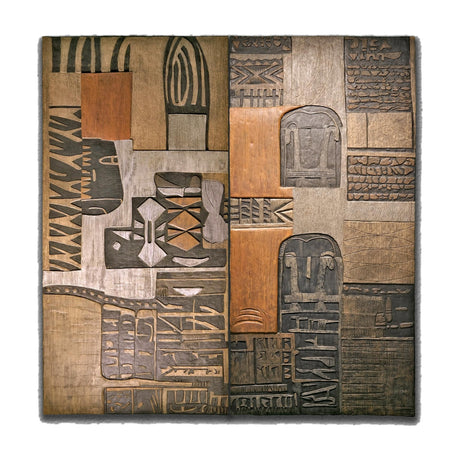Shadows of Tradition Large Wall Art - 2 Piece 3D Textured Set - image 1