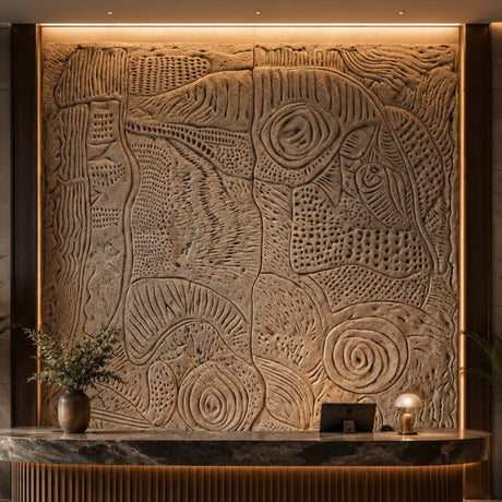 Whispers of the Dune Large Wall Art - 2 Piece 3D Textured Set - image 2