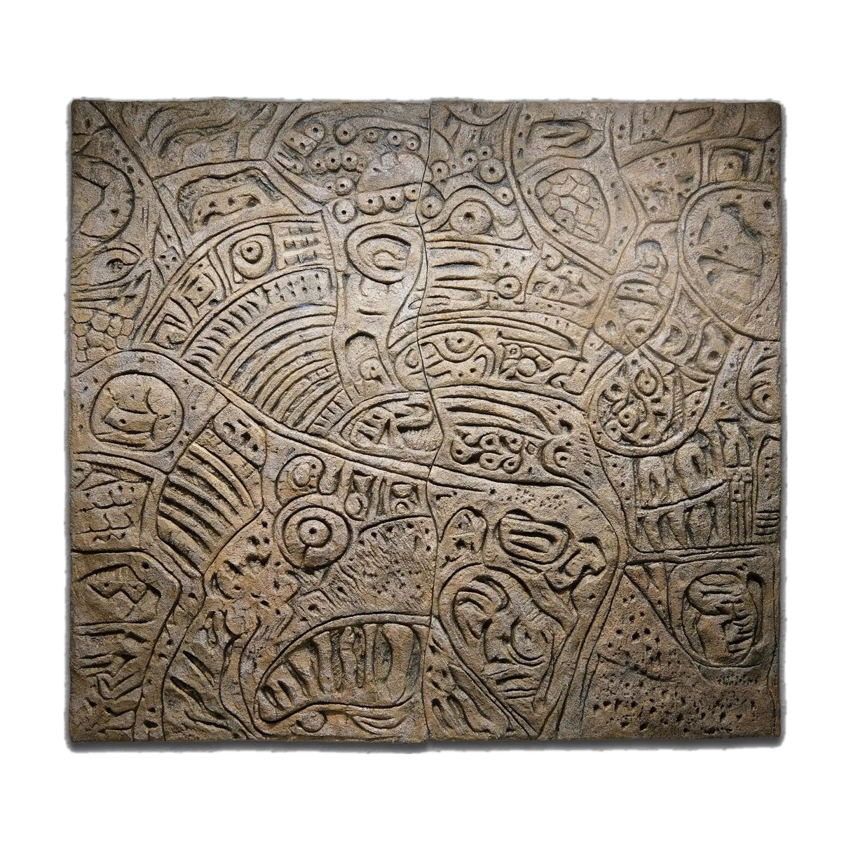 Origins of the Tribe Large Wall Art - 2 Piece 3D Textured Set - image 1