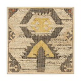 Pemali Kilim Wall Art - Natural, Rust & Charcoal