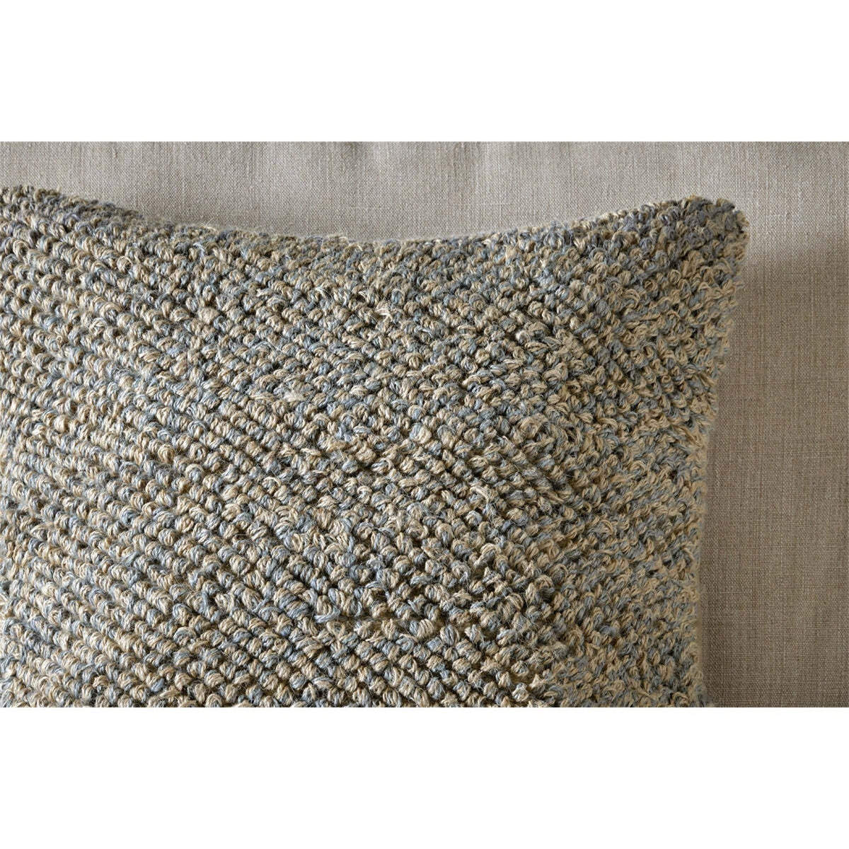 Paduna 50 x 50cm Cushion Cover - Soft Blue & Brown