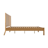 Palms King Size Bed Frame - Smoked