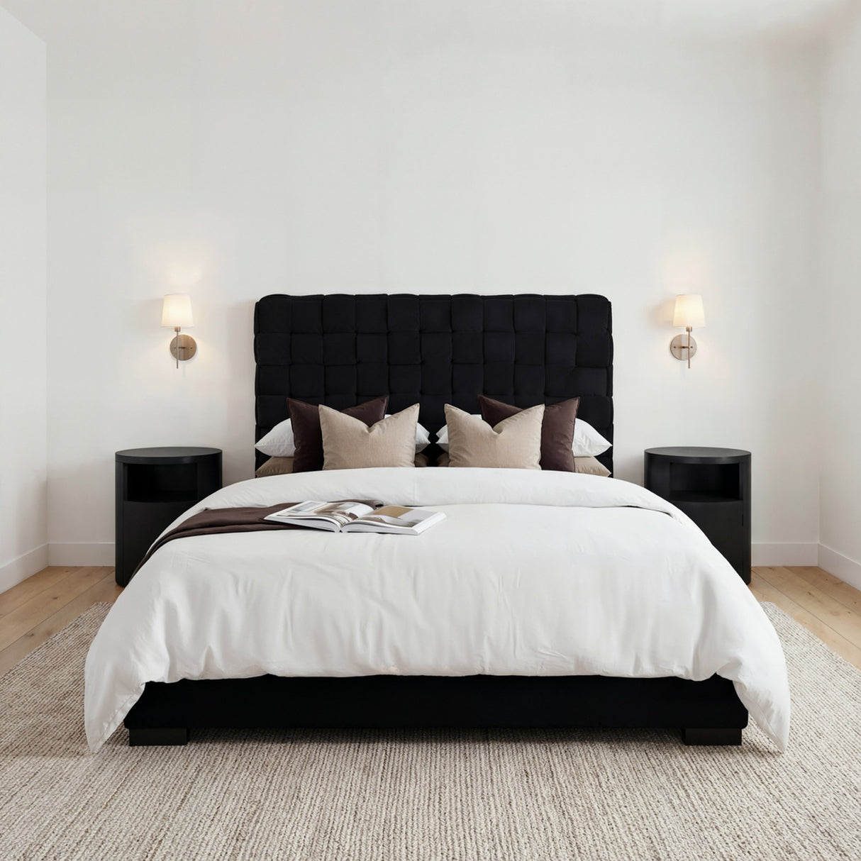 Pasadena King Size Bed Frame – Black