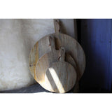 Medium Round Mango Wood Pizza Board - Natural