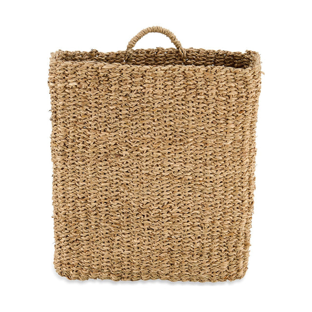 Putlar Seagrass Wall Hung Storage Basket - Natural