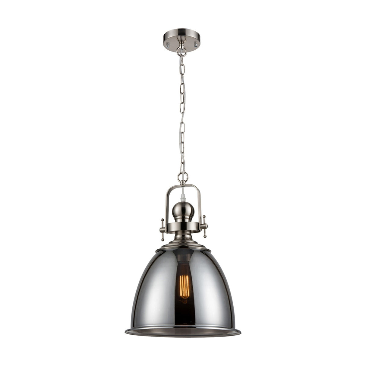 Vista pendant light in satin nickel finish