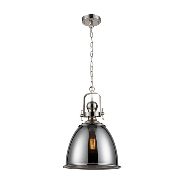 Vista pendant light in satin nickel finish