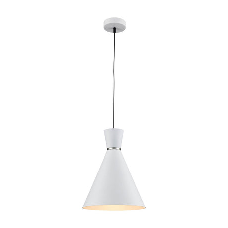 Happy pendant light in white finish