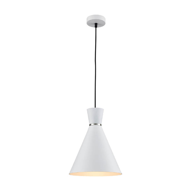 Happy pendant light in white finish